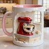 Cake Mixer Coffee Accent Mug - Personalized Gifts For Baker Coffee Mug 02KITI130125 Cake Mixer Coffee Accent Mug - Personalized Gifts For Baker Coffee Mug 02KITI130125