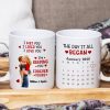 Calendar I Met You Liked You Love You Forever - Personalized Mug Calendar I Met You Liked You Love You Forever - Personalized Mug