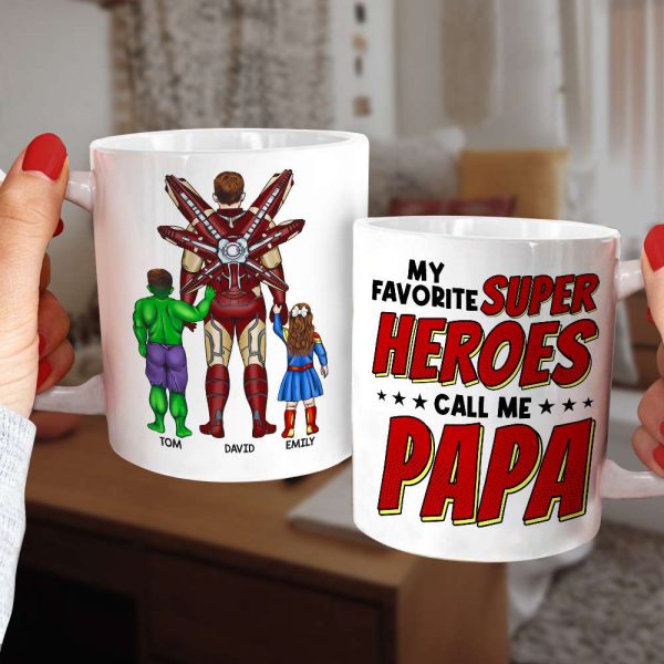 Call Me Papa 04ACDT170523TM Personalized Mug, Gift For Dad Call Me Papa 04ACDT170523TM Personalized Mug, Gift For Dad