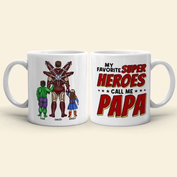 Call Me Papa 04ACDT170523TM Personalized Mug, Gift For Dad Call Me Papa 04ACDT170523TM Personalized Mug, Gift For Dad