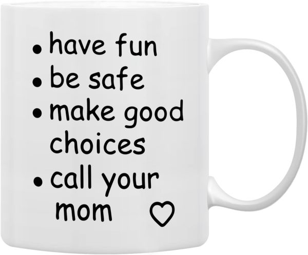 Call Your Mom Coffee Mug Funny Graduation Gift for College Student Daughter Son Call Your Mom Coffee Mug Funny Graduation Gift for College Student Daughter Son