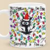 Calm Like A Cat On A Windowsill - Friend 3D Inflated Effect Printed Mug - Christmas Gift For Best Friends, Family Members, Coworkers, Yourself Calm Like A Cat On A Windowsill - Friend 3D Inflated Effect Printed Mug - Christmas Gift For Best Friends, Family Members, Coworkers, Yourself
