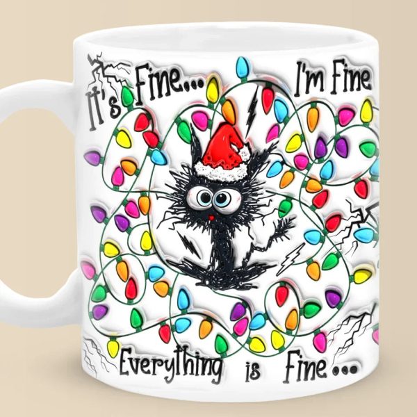Calm Like A Cat On A Windowsill - Friend 3D Inflated Effect Printed Mug - Christmas Gift For Best Friends, Family Members, Coworkers, Yourself Calm Like A Cat On A Windowsill - Friend 3D Inflated Effect Printed Mug - Christmas Gift For Best Friends, Family Members, Coworkers, Yourself