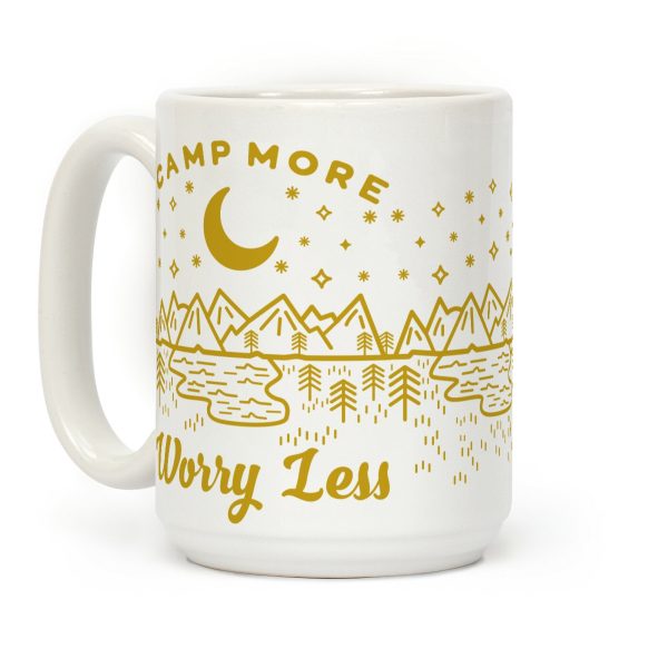 Camp More Worry Less Coffee Mug Camp More Worry Less Coffee Mug