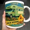 Camper, Tent, and Bicycles Design - Personalized Custom Coffee Mug - CAMP001_MG Camper, Tent, and Bicycles Design - Personalized Custom Coffee Mug - CAMP001_MG