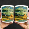 Camper, Tent, and Bicycles Design - Personalized Custom Coffee Mug - CAMP001_MG Camper, Tent, and Bicycles Design - Personalized Custom Coffee Mug - CAMP001_MG