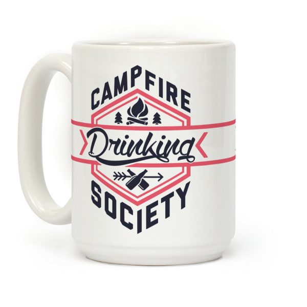 Campfire Drinking Society Coffee Mug Campfire Drinking Society Coffee Mug