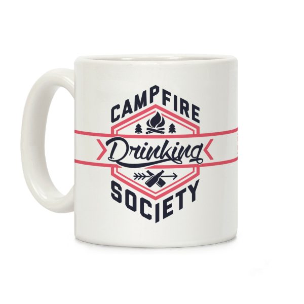 Campfire Drinking Society Coffee Mug Campfire Drinking Society Coffee Mug