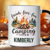 Camping Crew Campfire Personalized Mug, Friends Fires Fun Outdoor Gift with Custom Name Camping Crew Campfire Personalized Mug, Friends Fires Fun Outdoor Gift with Custom Name