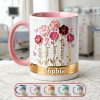 Cancer Awareness Flowers Accent Mug, Personalized Gifts For Cancer & Disease Warrior 03qhmg241225 Cancer Awareness Flowers Accent Mug, Personalized Gifts For Cancer & Disease Warrior 03qhmg241225