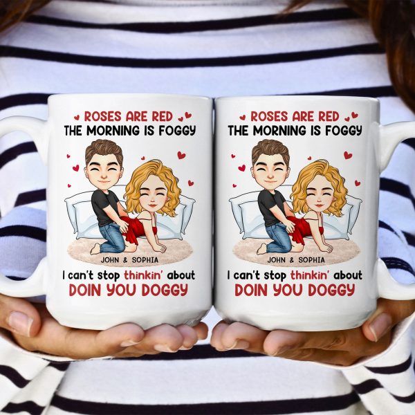 Can't Stop Thinkin' About Doin You Doggy - Personalized Mug Can't Stop Thinkin' About Doin You Doggy - Personalized Mug
