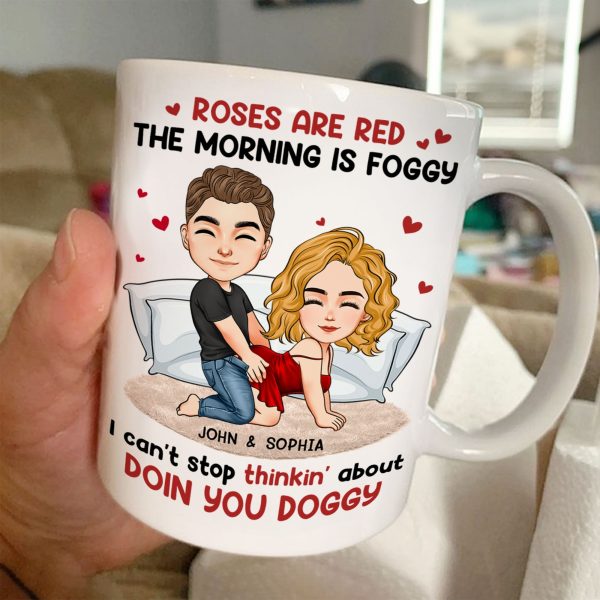 Can't Stop Thinkin' About Doin You Doggy - Personalized Mug Can't Stop Thinkin' About Doin You Doggy - Personalized Mug