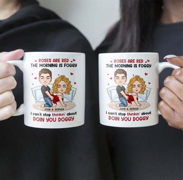 Can't Stop Thinkin' About Doin You Doggy - Personalized Mug Can't Stop Thinkin' About Doin You Doggy - Personalized Mug