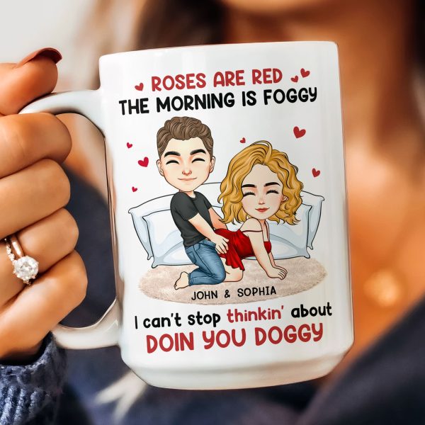 Can't Stop Thinkin' About Doin You Doggy - Personalized Mug Can't Stop Thinkin' About Doin You Doggy - Personalized Mug