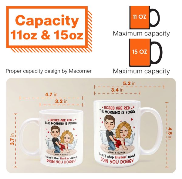 Can't Stop Thinkin' About Doin You Doggy - Personalized Mug Can't Stop Thinkin' About Doin You Doggy - Personalized Mug