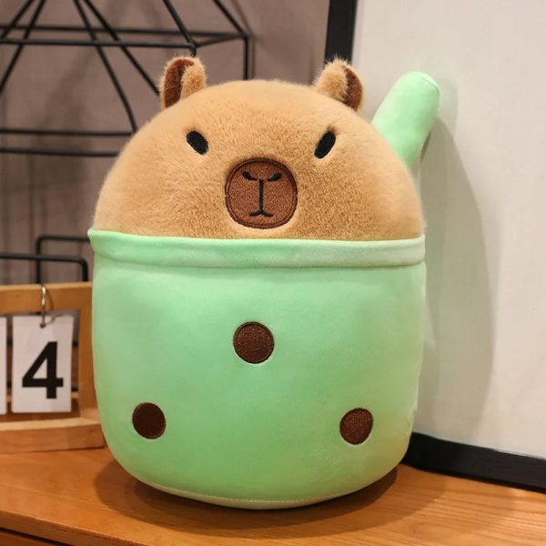 Capibara Cuddle Buddy: Plush Throw Pillow & Doll for Kids' Joy Capibara Cuddle Buddy: Plush Throw Pillow & Doll for Kids' Joy