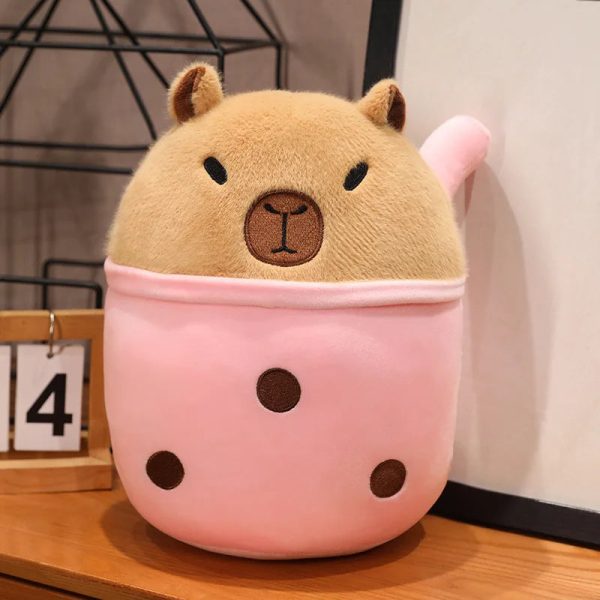 Capibara Cuddle Buddy: Plush Throw Pillow & Doll for Kids' Joy Capibara Cuddle Buddy: Plush Throw Pillow & Doll for Kids' Joy