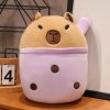 Capibara Cuddle Buddy: Plush Throw Pillow & Doll for Kids' Joy Capibara Cuddle Buddy: Plush Throw Pillow & Doll for Kids' Joy
