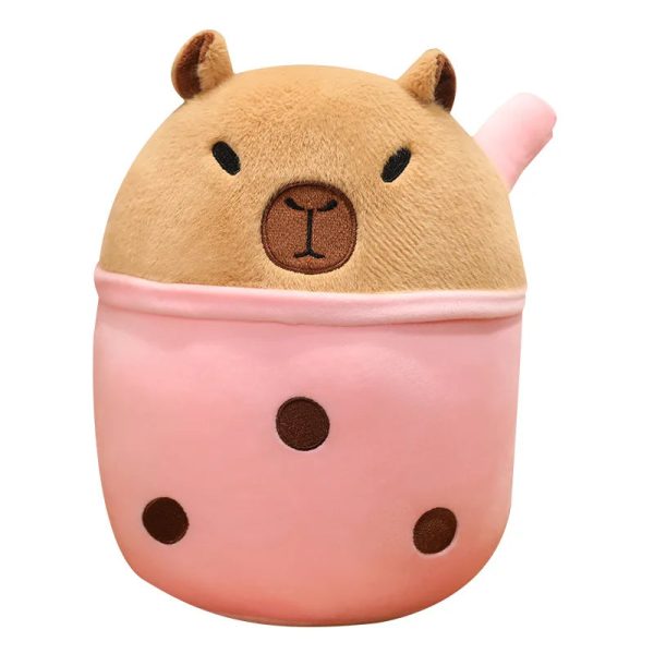 Capibara Cuddle Buddy: Plush Throw Pillow & Doll for Kids' Joy Capibara Cuddle Buddy: Plush Throw Pillow & Doll for Kids' Joy