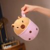 Capibara Cuddle Buddy: Plush Throw Pillow & Doll for Kids' Joy Capibara Cuddle Buddy: Plush Throw Pillow & Doll for Kids' Joy