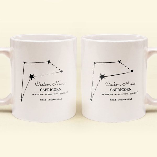 Capricorn Mug - Personalized Mug - Birthday Gift For Friends And Family