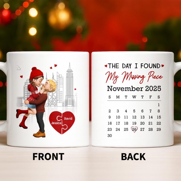 Capture Special Moments, Cityscape With Romantic Couple - Personalized Custom Coffee Mug - CPL1039_MG Capture Special Moments, Cityscape With Romantic Couple - Personalized Custom Coffee Mug - CPL1039_MG