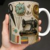 Capture The Essence Of Craftsmanship With Sewing Essentials - Personalized Custom Coffee Mug - JBS020_MG Capture The Essence Of Craftsmanship With Sewing Essentials - Personalized Custom Coffee Mug - JBS020_MG