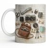 Capture The Moment With Classic Camera And Accessories - Personalized Custom Coffee Mug - JBS083_MG Capture The Moment With Classic Camera And Accessories - Personalized Custom Coffee Mug - JBS083_MG