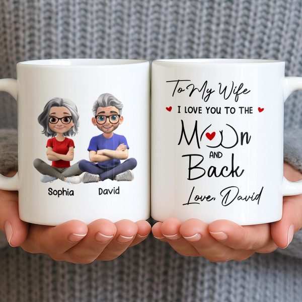 Capture Your Special Moments With A Customizable Couple Design - Personalized Custom Coffee Mug - CPL1056_MG
