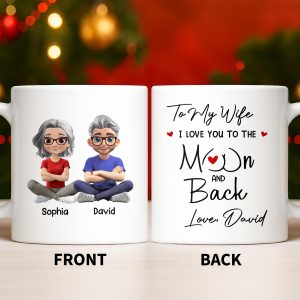 Capture Your Special Moments With A Customizable Couple Design - Personalized Custom Coffee Mug - CPL1056_MG