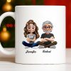Capture Your Special Moments With Cartoon Couple - Personalized Custom Coffee Mug - DAD291_MG Capture Your Special Moments With Cartoon Couple - Personalized Custom Coffee Mug - DAD291_MG