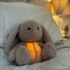 Capybara Breathing Plush Toy with Soothing Music and Light for Baby Sleep