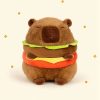 Capybara Burger Plush Toy - Adorable Soft Stuffed Animal Pillow Capybara Burger Plush Toy - Adorable Soft Stuffed Animal Pillow