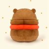 Capybara Burger Plush Toy - Adorable Soft Stuffed Animal Pillow Capybara Burger Plush Toy - Adorable Soft Stuffed Animal Pillow