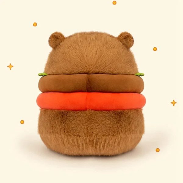 Capybara Burger Plush Toy - Adorable Soft Stuffed Animal Pillow Capybara Burger Plush Toy - Adorable Soft Stuffed Animal Pillow