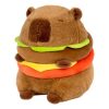 Capybara Burger Plush Toy - Adorable Soft Stuffed Animal Pillow Capybara Burger Plush Toy - Adorable Soft Stuffed Animal Pillow