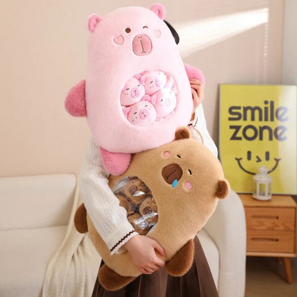 Capybara Plush Pillow Soft Stuffed Doll Capybara Plush Pillow Soft Stuffed Doll