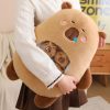 Capybara Squishy Plush Pillow - Adorable Mini Doll for Office Naps Capybara Squishy Plush Pillow - Adorable Mini Doll for Office Naps