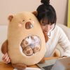 Capybara Squishy Plush Pillow - Adorable Mini Doll for Office Naps Capybara Squishy Plush Pillow - Adorable Mini Doll for Office Naps