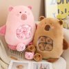 Capybara Squishy Plush Pillow - Adorable Mini Doll for Office Naps Capybara Squishy Plush Pillow - Adorable Mini Doll for Office Naps