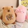 Capybara Squishy Plush Pillow - Adorable Mini Doll for Office Naps Capybara Squishy Plush Pillow - Adorable Mini Doll for Office Naps