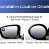 Car 360 Degree Wide Angle Blind Spot Mirror Car 360 Degree Wide Angle Blind Spot Mirror