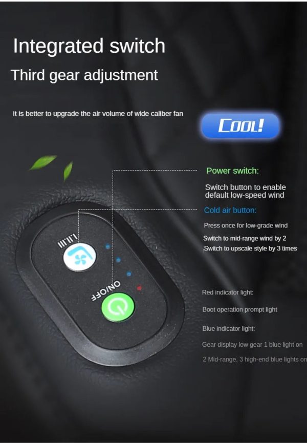 Car Cool Air Ventilation Seat Cover Car Cool Air Ventilation Seat Cover