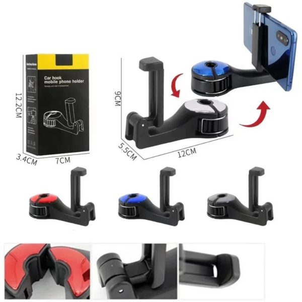 Car Headrest Hook Phone Holder Car Headrest Hook Phone Holder