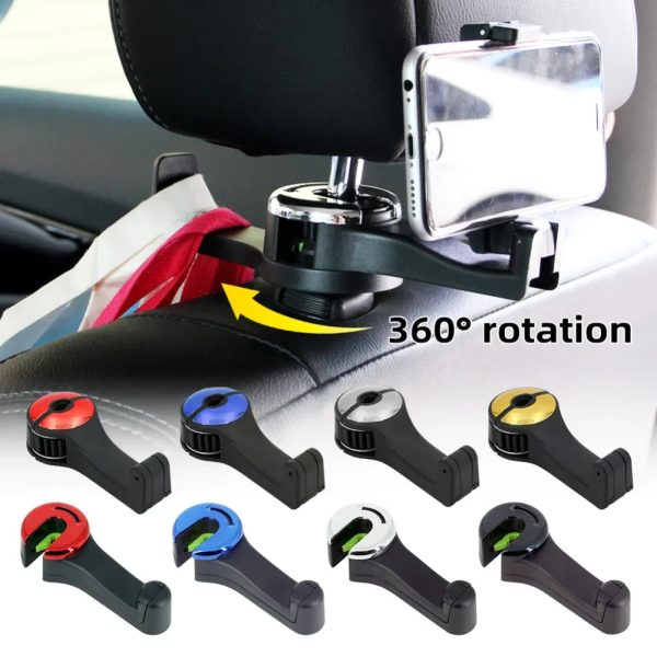 Car Headrest Hook Phone Holder Car Headrest Hook Phone Holder