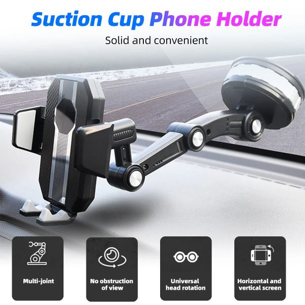 Car Suction Cup Adjustable Mobile Holder Car Suction Cup Adjustable Mobile Holder
