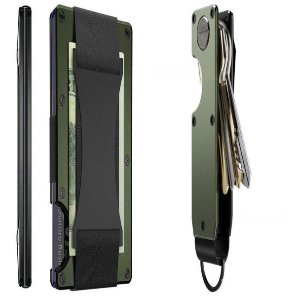 Carbon Fiber Wallet - Rfid Blocking Metal Card Holder Carbon Fiber Wallet - Rfid Blocking Metal Card Holder