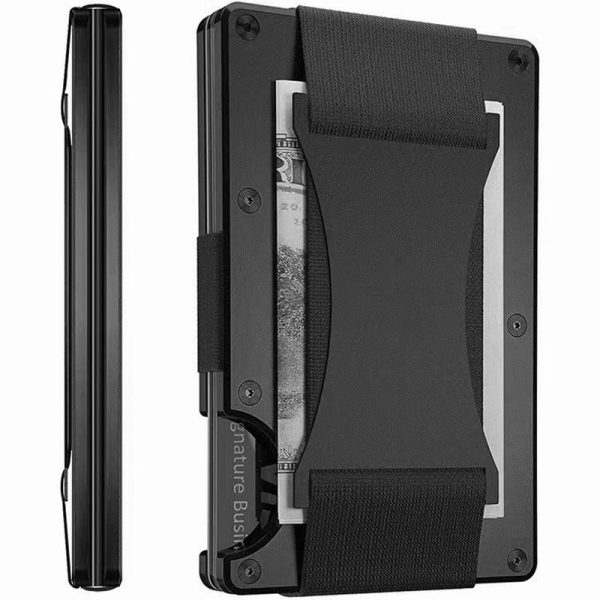 Carbon Fiber Wallet - Rfid Blocking Metal Card Holder Carbon Fiber Wallet - Rfid Blocking Metal Card Holder