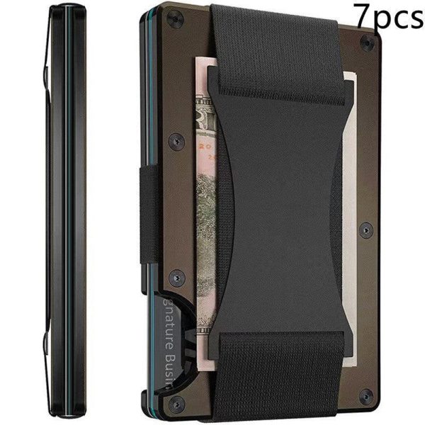 Carbon Fiber Wallet - Rfid Blocking Metal Card Holder Carbon Fiber Wallet - Rfid Blocking Metal Card Holder