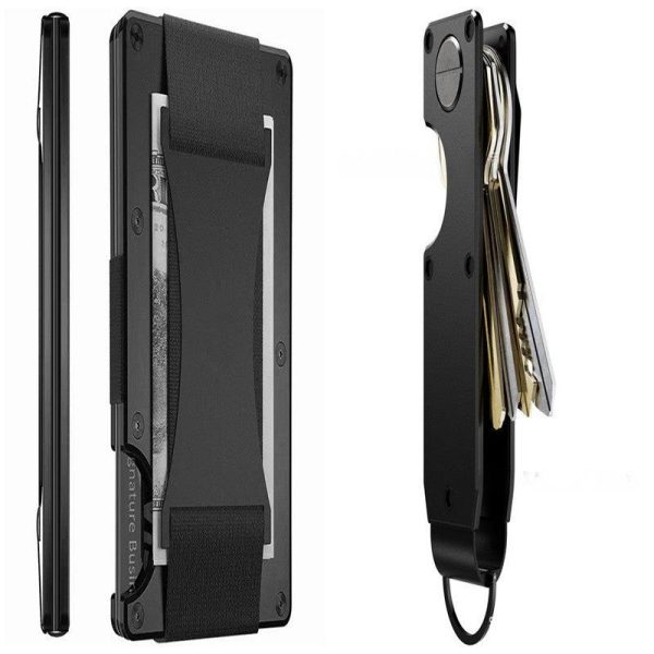 Carbon Fiber Wallet - Rfid Blocking Metal Card Holder Carbon Fiber Wallet - Rfid Blocking Metal Card Holder